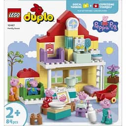Конструктор LEGO DUPLO Peppa Pig Сімейний будинок 84 деталі (10467