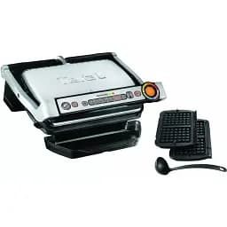 Гриль Tefal прижимний OptiGrill+ 2000 Вт температурних режимів 4 з`ємні пластини метал (GC716D12) - мініатюра 2