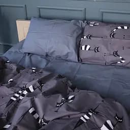 Комплект постільної білизни MirSon Бязь Night cats 175х210 см (2200011152028)