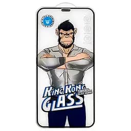 Захисне 2.5D скло King Kong HD для Apple iPhone 12 Pro / 12 (6.1) Чорний - мініатюра 2