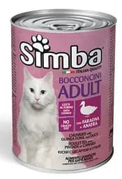 Консерва для котів Simba з цесаркою та качкою 415 гр