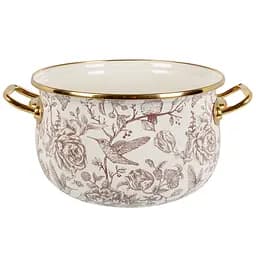 Каструля емальована Elmani Bird з кришкою 20 см 3.8 л (763-042) - мініатюра 2