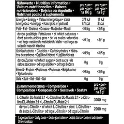 Амінокислота IronMaxx Citrullin-Malat 2:1 Powder 300 г  - мініатюра 3