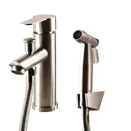 Змішувач з гігієнічною лійкою Globus Lux Alpen SBT2-106B 000025715, Нержавіюча сталь