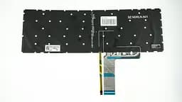 Клавіатура для ноутбука LENOVO (IdeaPad: 320-15 series) rus, onyx black, без фрейма, підсвічування клавіш