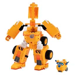 Конструктор-трансформер Super Wings Small Blocks 2-in-1 Buildable Transforming Vehicle Donnie, Донни, 265 деталей (EU385007)