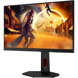 TFT 23.8" AOC 24G4ZR, Fast IPS, 260Гц, 2xHDMI, DP, HAS, Pivot, чорно-червоний - мініатюра 3