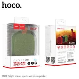 Портативна акустика Hoco Bright sound sports BS31 зелена - мініатюра 6