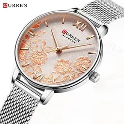 Годинники наручні жіночі Curren 9065B Silver (18681) - мініатюра 3