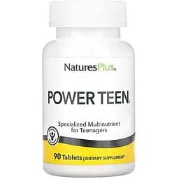 Мультивітаміни Nature's Plus Power Teen 90 tabs (1086-2022-10-1498)