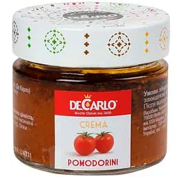 Крем-брускетта DeCarlo из томатов черри 130 г