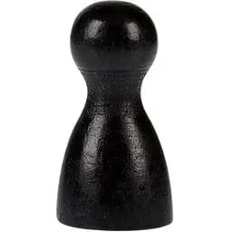 Аксесуар Фішка дерев'яна чорна для настільних ігор 2.5 см поштучно (Р00804)