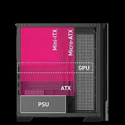 Корпус MSI MPG Velox 300R AirFlow PZ ARGB Black - мініатюра 2
