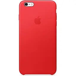 Чохол-накладка Apple Leather Case iPhone 6 plus/6s plus Red - мініатюра 2