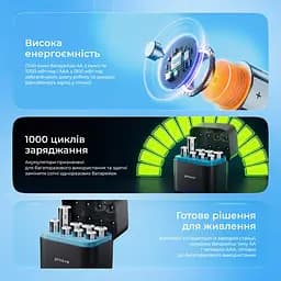 Зарядний Пристрій з Акумуляторними Батарейками Proove Compact Station 8pcs (4xAAA + 4xAA) black - мініатюра 7