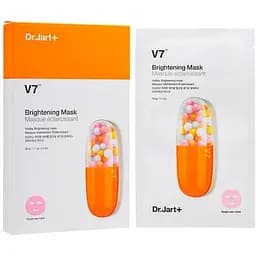Освітлююча маска для обличчя Dr.Jart+ V7 Brightening Mask, з вітамінним комплексом, 150 г (5 шт. по 30 г)