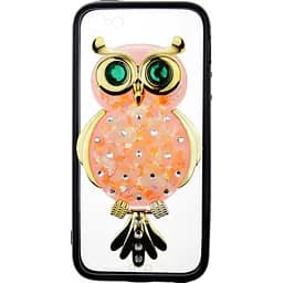 Чохол-накладка Toto TPU Case Decorative Stones IPhone 5/5S/SE Owl Black
