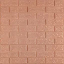 3D панель самоклеюча Sticker Wall 700x770x3 мм Цегла Пудра