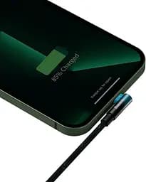 Кабель Baseus MVP 2 USB - Lightning (M/M), 2.4A, 2 м Black/Blue (CAVP000121) - мініатюра 2
