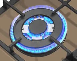 Варильна поверхня Hansa газова на склі 59 см чугун бежевий - мініатюра 3