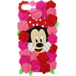 Чохол-накладка Toto TPU Fluffy Case IPhone 7 Plus /8 Plus Mini Mouse Pink