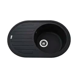 Гранітна мийка Globus Lux Ohara графіт 770x500мм-А0001 000022402, Графит