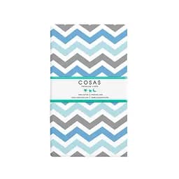 Простирадло євро Cosas GREY ZIGZAG CS1 220х240 см (ZigGreyBlue_240s) - мініатюра 4