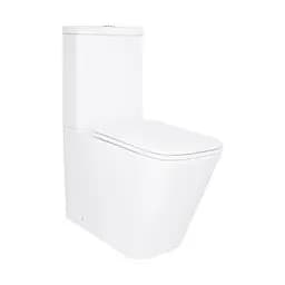 Унітаз підлоговий Qtap Tern Ultra Quiet безобідковий з сидінням Soft-Close QT17222175AUQ1W White, Білий - мініатюра 1