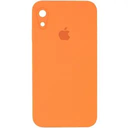 Чохол Epik Silicone Case Square Full Camera Protective AA для Apple iPhone XR 6.1 Помаранчевий