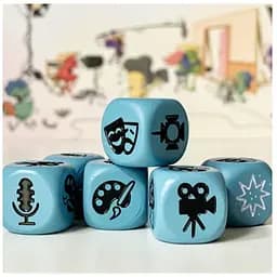 Аксессуар Lord of Boards Набор металлических кубиков к игре Камера! Мотор! 6 шт. (LOB2209UA_dice)