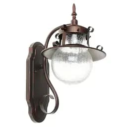 Світильник Brille настінний фасадний накладний GL-105 AM BK/Red