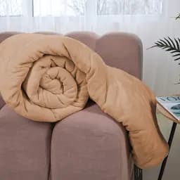 Ковдра-плед антиалергенна літо MirSon Plush Summer Beige 200х220 см бежева (2200010676464) - мініатюра 8