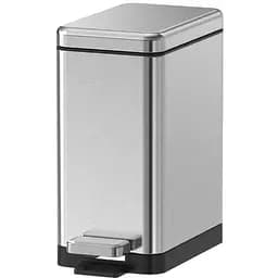 Мусорное ведро Koer TC-010206-02 с плавным закрытием прямоугольное 6 л нержавейка (KR5594) 