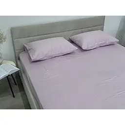 Простыня Ecotton Iris на резинке сатин 90х200 см розовая (24780)