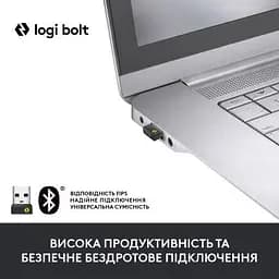 Комп'ютерна мишка Logitech Lift Vertical Ergonomic Wireless/Bluetooth for Business Off-white (910-006496) - мініатюра 2