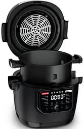 Аерофритюрниця Tefal 2в1 Multicook Actifry MY741CF1, 6 л Чорний 1334Вт - мініатюра 4