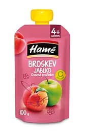 Пюре Hame Pouch Яблоко, персик, 100 г