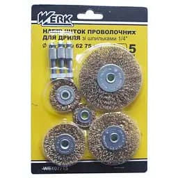 Набір щіток Werk проволочних 5 шт. (67356)