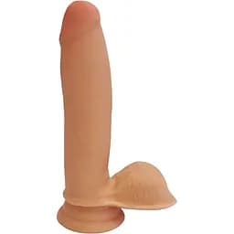 Реалистичный фаллоимитатор Toy Joy Get Real Dual Density 18 см телесный