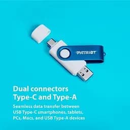USB флеш накопичувач Patriot 64GB Xporter X550 USB 3.2/Type-C (PS64GX550AAD) - мініатюра 6