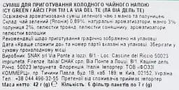 Суміш для холодного чаю La Via del Te Icy Green 6х7 г - мініатюра 3