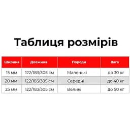 Повідець для собак Waudog Waterproof, водостійкий, L-XXL, 305х2,5, помаранчевий - мініатюра 4