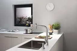 Кухонна дошка Hansgrohe F15 горіх 40960000 - мініатюра 4