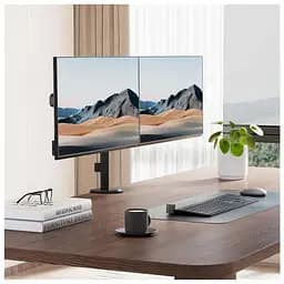 Настільне кріплення кронтшейн для двох моніторів VESA тримач UKC Desk Mount 9629 17-33 - мініатюра 2