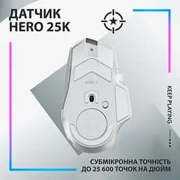 Бездротова миша Logitech G502 X Plus Wireless White (910-006171) - мініатюра 4