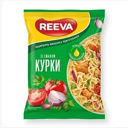 Вермішель Reeva швидкого приготування зі смаком курки 60 г (918547)