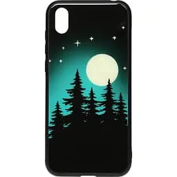 Чохол-накладка Toto Night Light Print Glass Case HuAwei Y5 2019 Full Moon