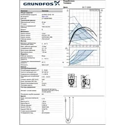 Циркуляційний насос Grundfos ALPHA-2 25-80 130 (99411163) - мініатюра 5