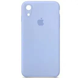 Чохол Epik Silicone Case Square Full Camera Protective AA для Apple iPhone XR 6.1 Блакитний/Lilac Blue