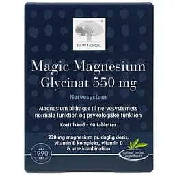 Магній гліцинат New Nordic Magic Magnesium Glycinat 550 мг 60 таблеток
